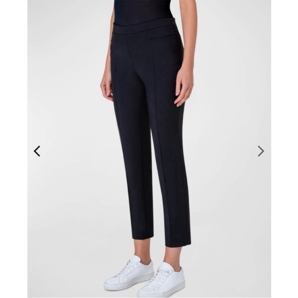 Akris Punto Franca Mid-Rise Ankle Pants